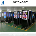 Floor standing lcd screen full HD 1920*1080 media player vertical advertising display digital signage kiosk